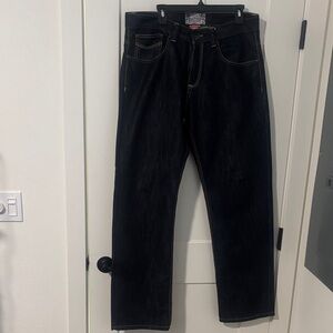 Men's Straight Fit Jeans in Black